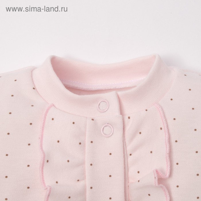 фото Комбинезон крошка я, цвет розовый, размер 28, рост 86-92см