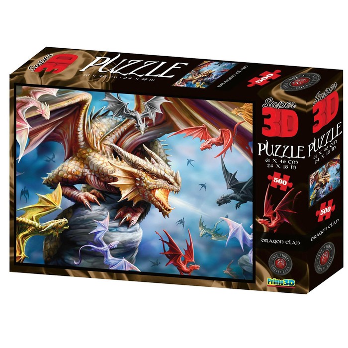 

3D Пазл «Клан дракона», 500 элементов, 6+