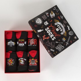 Набор KAFTAN "For real guy" носки 6 пар, черный, р-р 41-44 (26-29 см)