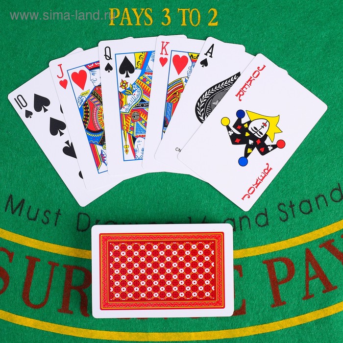 Карты игральные пластиковые 777, 54 шт, 30 мкм, микс пластиковые карты 54 шт poker club премиум