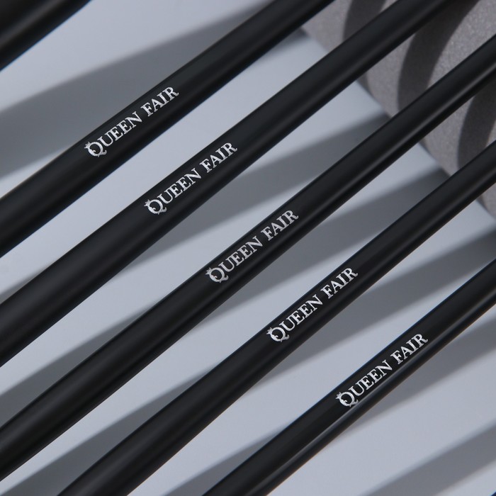 

Набор кистей для макияжа «Premium Brush», 8 предметов, ПВХ-чехол, цвет чёрный