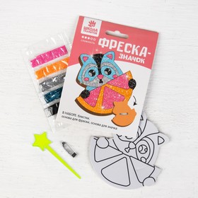 

Фреска, значок "Енот с апельсином"
