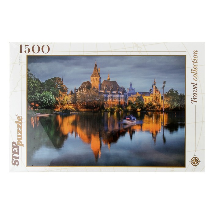 Пазлы "Замок у озера", 1500 элементов