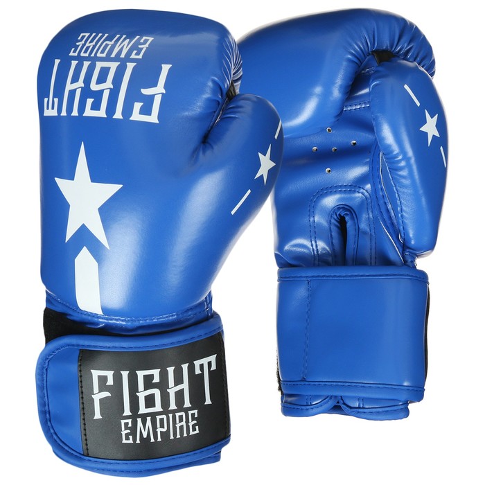 Перчатки боксёрские детские FIGHT EMPIRE, 8 унций, цвет синий перчатки боксёрские детские fight empire 8 унций цвет салатовый