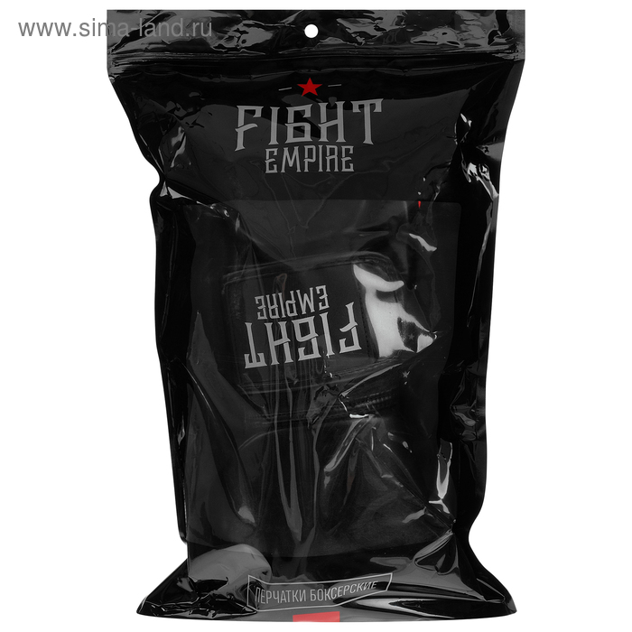 

Перчатки боксёрские FIGHT EMPIRE, 10 унций, цвет чёрный