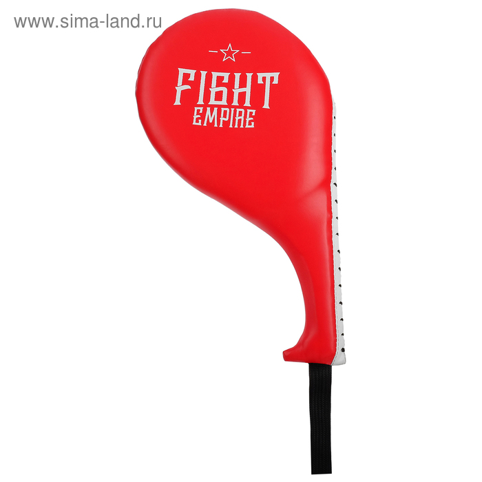 Лапа-ракетка тренировочная FIGHT EMPIRE, цвет красный тренировочная лапа adidas double face focus mit 662 20 0 6 кг красный белый