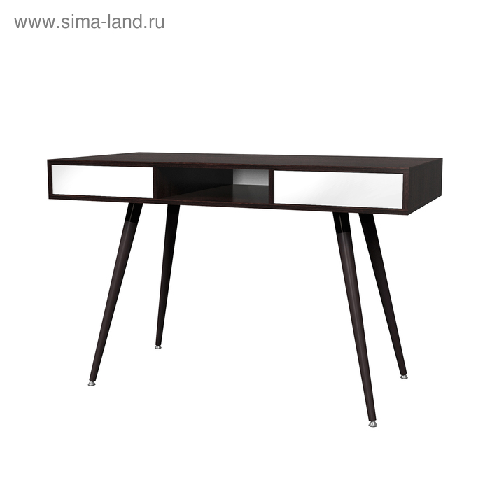 Стол письменный «Смарт 2», 1200 × 600 × 790 мм, цвет венге / белый стол письменный смарт 2 1200 × 600 × 790 мм цвет венге белый