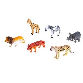 Набор животных «Африка», 6 фигурок от Сима-ленд