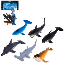 Набор морских животных «Подводный мир», 6 фигурок от Сима-ленд