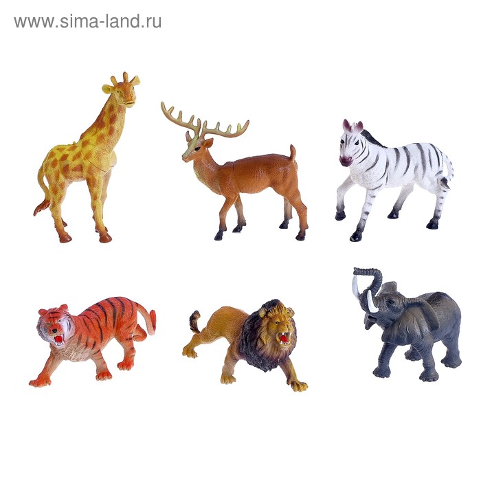 Набор животных «Загадочный мир животных», 6 фигурок набор животных загадочный мир животных 6 фигурок