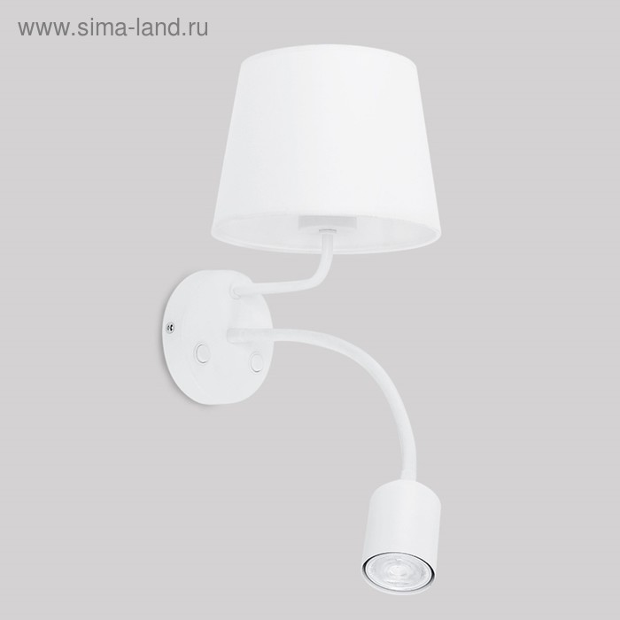 фото Бра maja 1x60вт+10вт e27+gu10 белый tk lighting