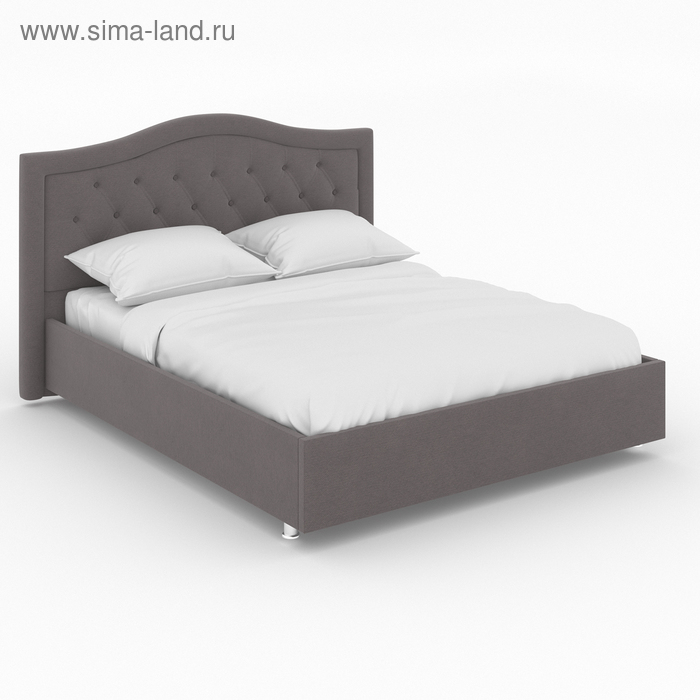 

Кровать «Ротонда» с ПМ, 1400×2000 мм, ортопедическое основание, цвет Bravo Grey