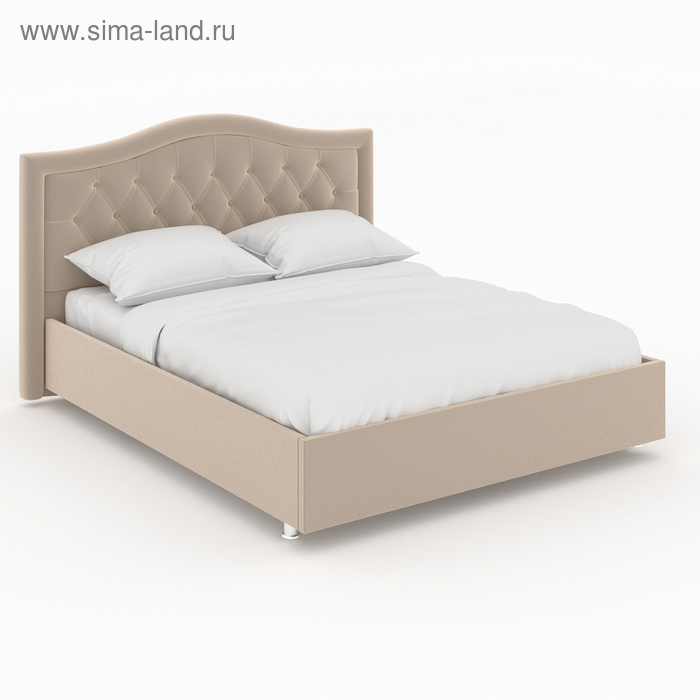 

Кровать «Ротонда» без ПМ, 1800×2000 мм, ортопедическое основание, цвет Star Velvet 7 Beige
