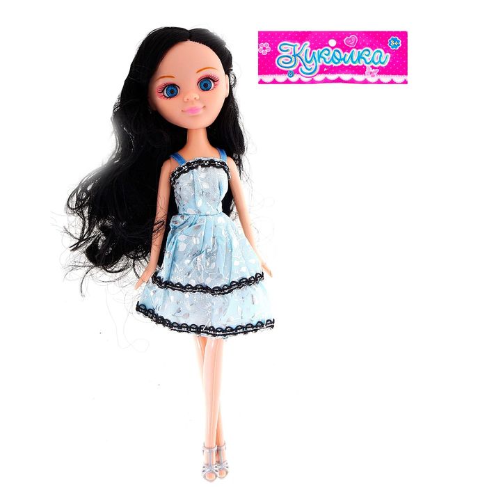 Кукла модная "Полинка" в платье, МИКС