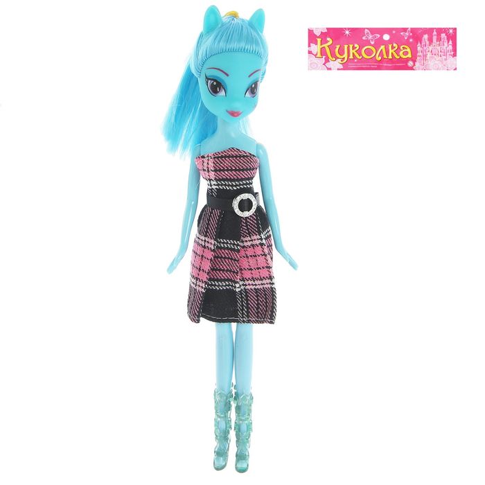 Кукла модная "Полина" с цветными волосами, МИКС
