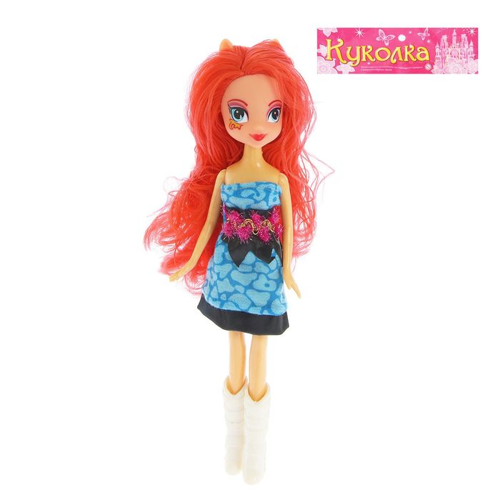 Кукла модная "Полина" с цветными волосами, МИКС