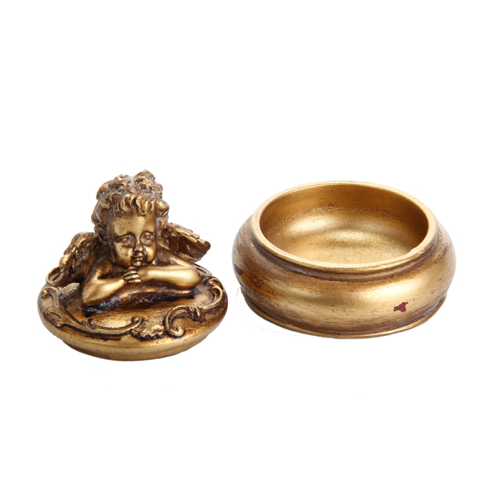 Шкатулка "Задумчивый ангел"