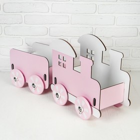 

Паровозик для кукол "Классика" розовый 72×25×34 см
