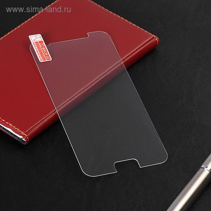 

Защитное стекло LuazON, для Samsung Galaxy S7, 0.26 мм, 9Н,