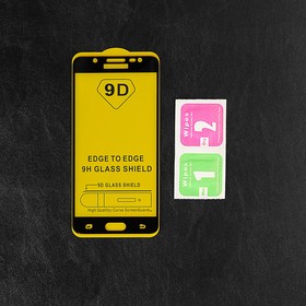

Защитное стекло 9D LuazON для Samsung Galaxy J5 2016, полный клей, 0.33 мм, 9Н, чёрное