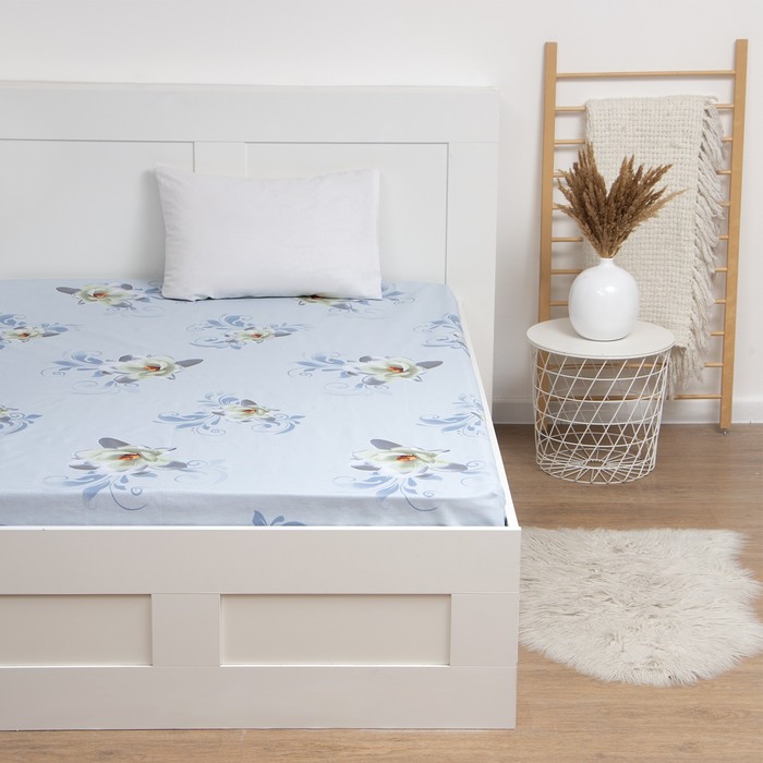 

Простыня Этель «Кувшинки» 200×220 см, бязь, 125 г/м², 100% хлопок