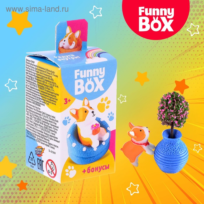 фото Набор для детей funny box «собачки» набор: радуга, инструкция, наклейки, микс, woow toys