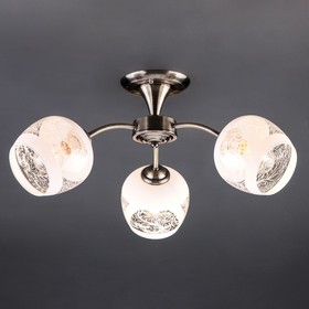 

Люстра Cheryl 3x60Вт E27 бронза