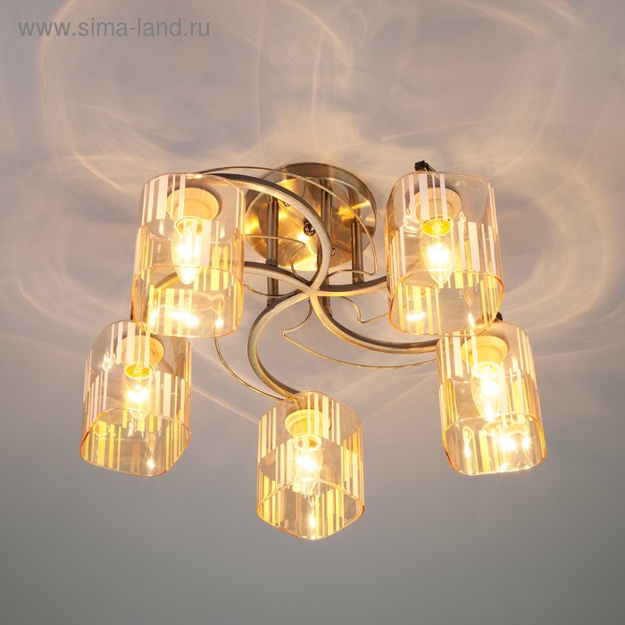 

Люстра Susan 5x60Вт E27 бронза