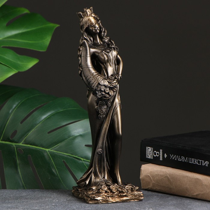 Статуэтка Фортуна 30х10см, бронза / мраморная крошка статуэтка veronese фортуна богиня удачи bronze 31см ws 649 1