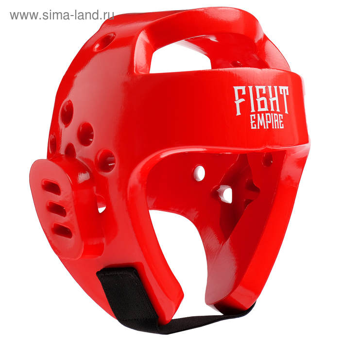 Шлем для тхэквондо FIGHT EMPIRE, р. M, цвет красный перчатки для тхэквондо fight empire размер xs