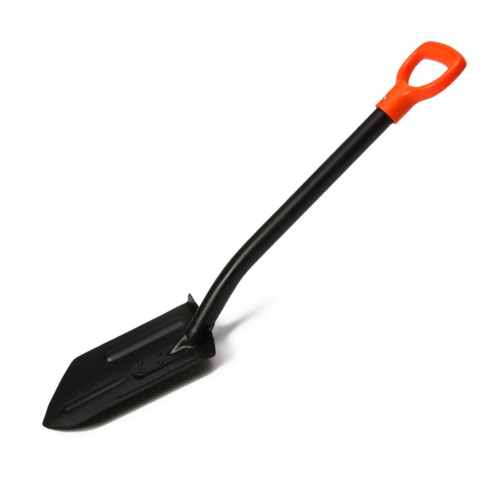 Лопата автомобильная, L = 83 см, металлический черенок, с ручкой, «Копанец-Авто»