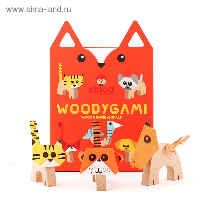 фото Деревянный набор-оригами «животные» kipod