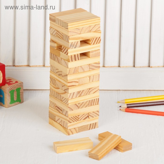 Игра настольная «Падающая башня» 20,5 × 6 × 6 см падающая башня кто последний 6