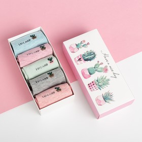 Набор носков KAFTAN "Have a nice day" 5 пар, р-р 36-39 (23-25 см)