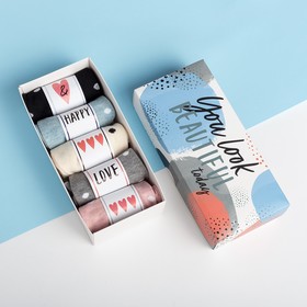 Набор носков KAFTAN "Beautiful" 5 пар, р-р 36-39 (23-25 см)