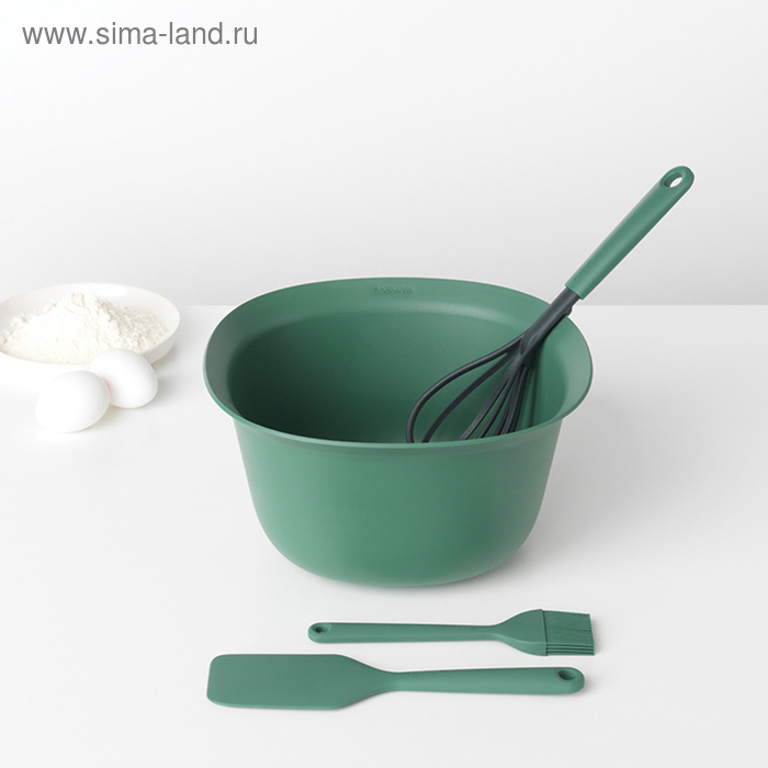 Набор для выпечки Brabantia Tasty+, цвет тёмно-зелёный, 4 предмета фотографии