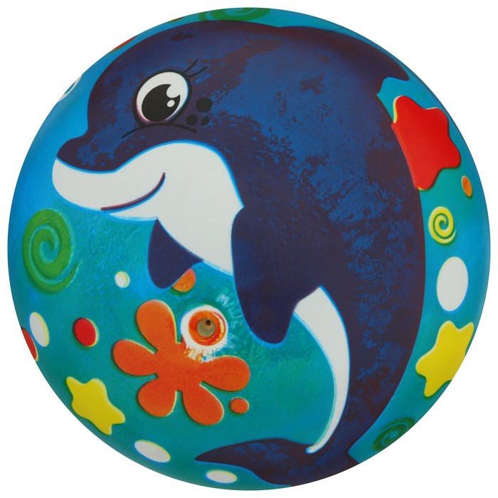 фото Мяч детский «дельфинчик», d=22 см, 60 г zabiaka