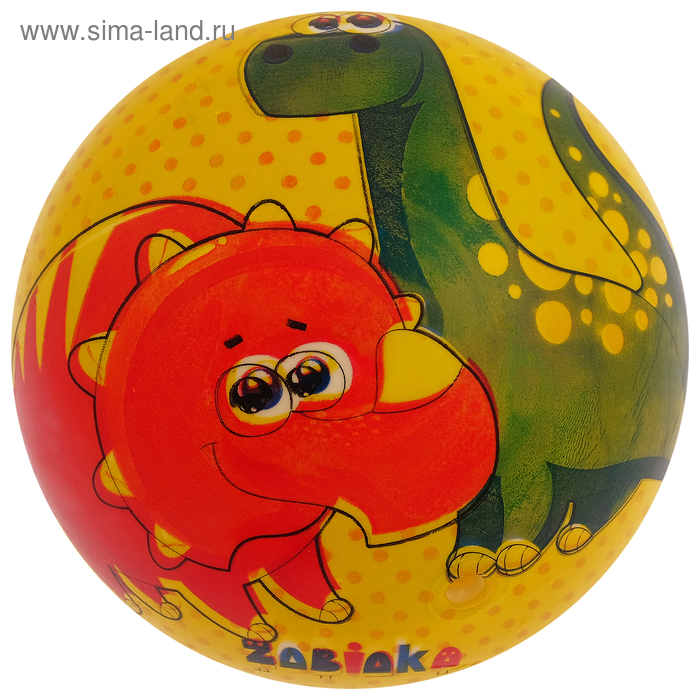 фото Мяч детский «динозаврики», d=22 см, 60 г zabiaka
