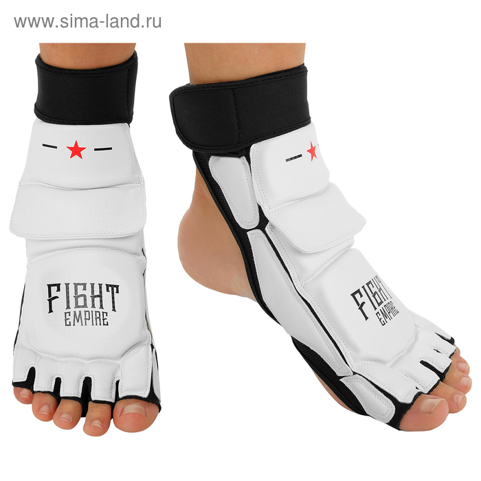 Защита стопы для тхэквондо FIGHT EMPIRE, размер M перчатки для тхэквондо fight empire размер s