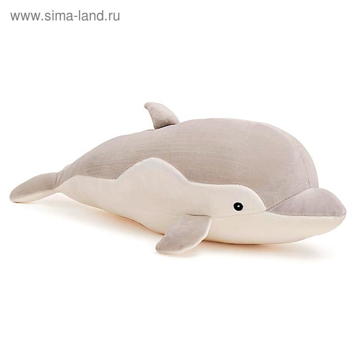 Мягкая игрушка «Дельфин Софтик» серый, 53 см