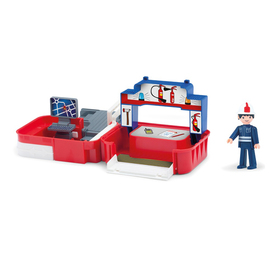 Игровой набор «Пожарная станция», с аксессуарами и фигуркой пожарного Ош