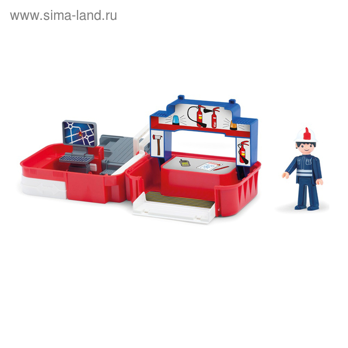 Игровой набор «Пожарная станция», с аксессуарами и фигуркой пожарного