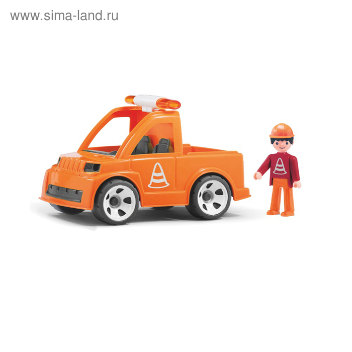Машинка Efko MultiGo «Автомобиль дорожной службы», с водителем машины efko пожарный автомобиль с водителем