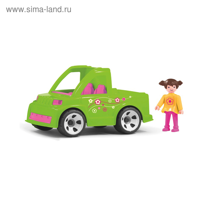 Машинка Efko MultiGo «Автомобиль службы озеленения», с водителем efko городской розовый автомобиль с водителем игрушка 17 см 33220ef ch