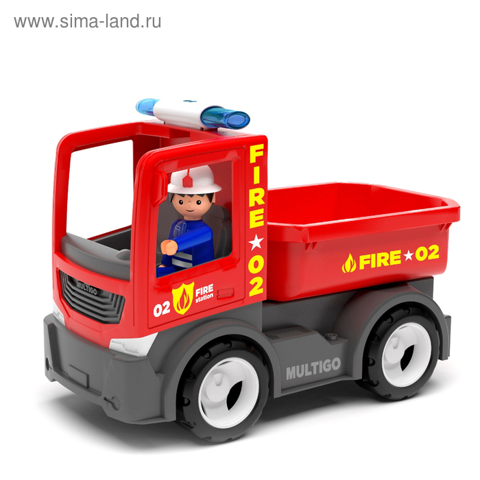 Игрушка «Пожарный грузовик», с водителем