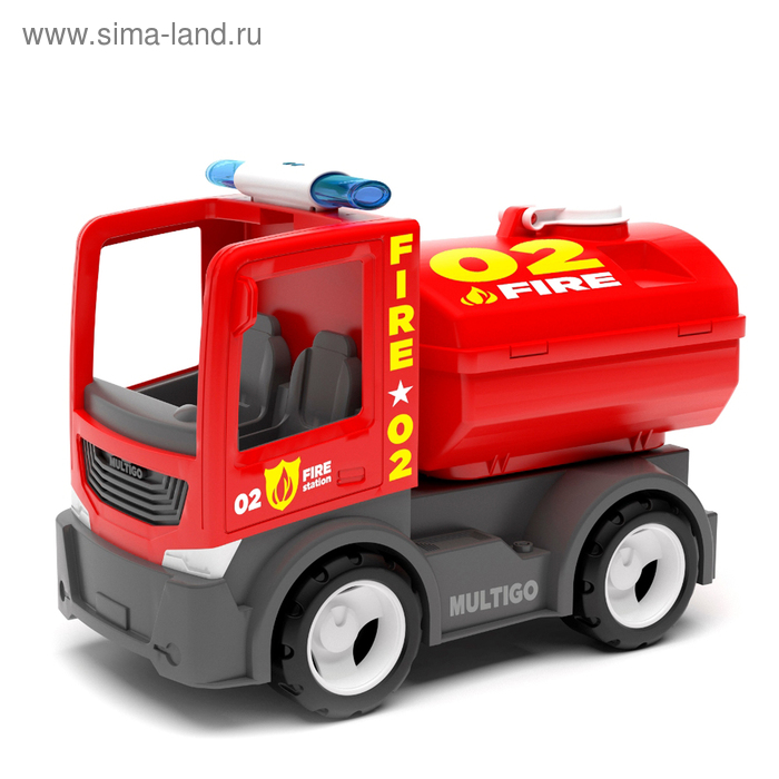 цена Машинка Efko MultiGo «Пожарный грузовик», с цистерной