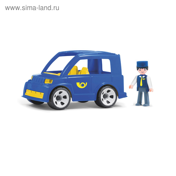 Машинка Efko MultiGo «Почтовый автомобиль», с водителем efko полицейский с водителем игрушка 17 см 33211ef ch