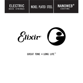 

Отдельная струна для бас-гитары Elixir 15350 Nanoweb никелированная, .050