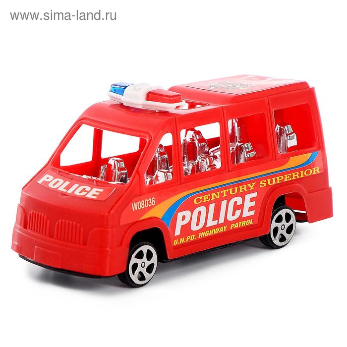 Машина инерционная «Полиция», МИКС машина инерционная спецслужбы микс
