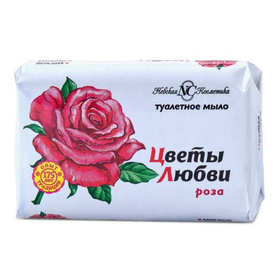 

Мыло туалетное Невская косметика «Цветы любви», роза, 90 г